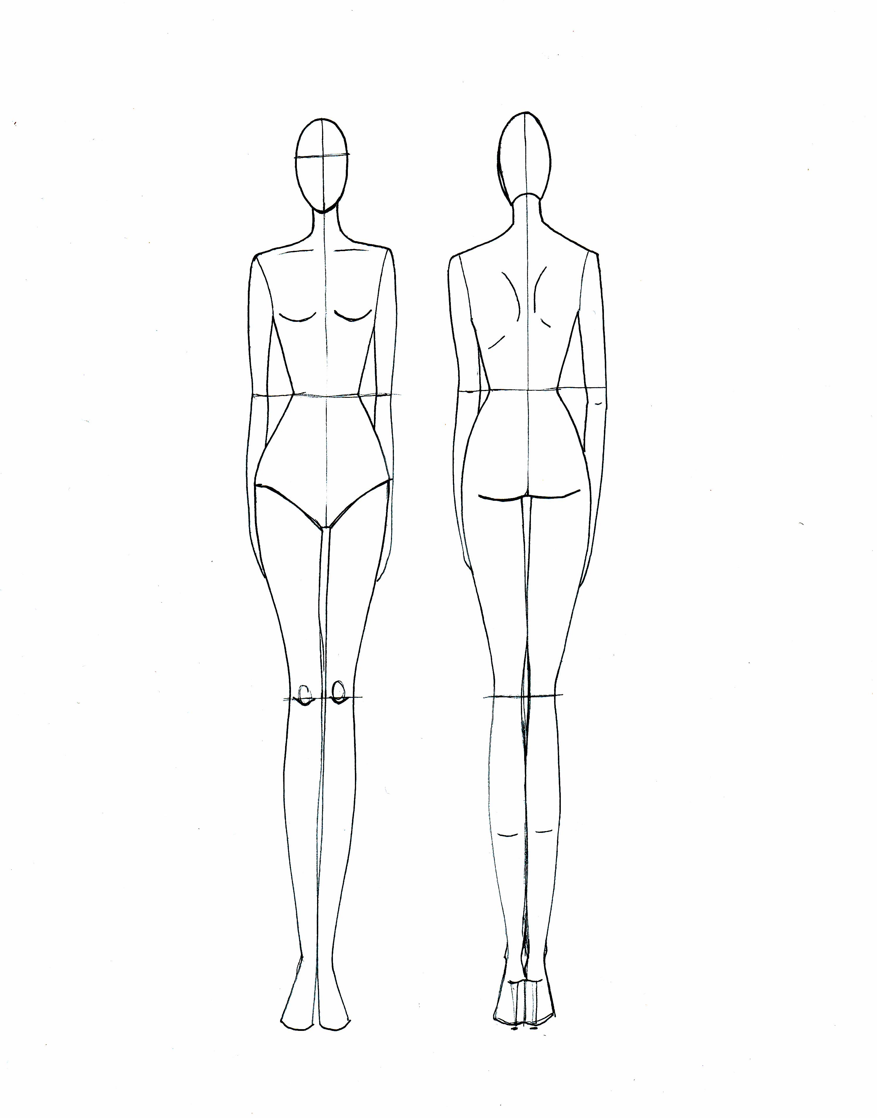 Fashion Drawing Template Fashion illustration template, Fashion